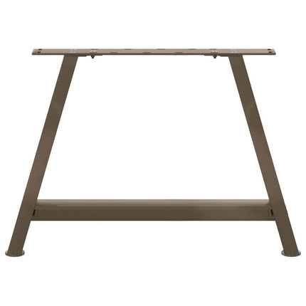 Soffbordsben A-formade 2 st 60x(42-43) cm stål