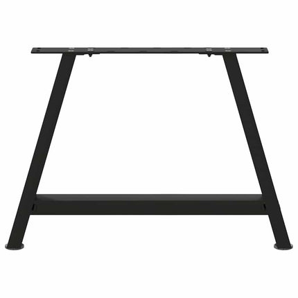 Soffbordsben A-formade 2 st svarta 70x(42-43) cm stål