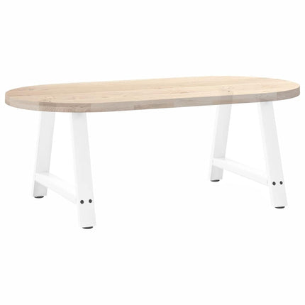 Soffbordsben A-formade 2 st vita 70x(42-43) cm stål