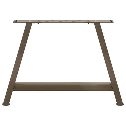 Soffbordsben A-formade 2 st 70x(42-43) cm stål