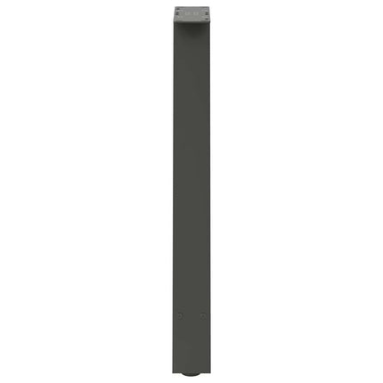 Matbordsben A-formade 2 st antracit 50x(72-73) cm stål