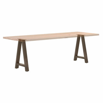Matbordsben A-formade 2 st 50x(72-73) cm stål