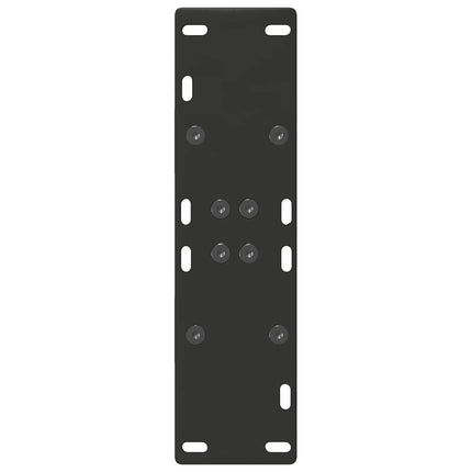 Matbordsben A-formade 2 st svarta 60x(72-73) cm stål