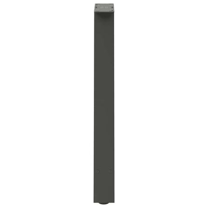 Matbordsben A-formade 2 st antracit 60x(72-73) cm stål