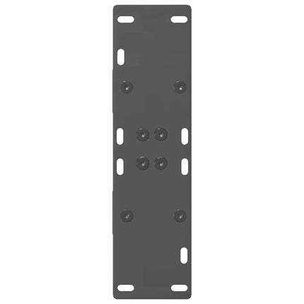 Matbordsben A-formade 2 st antracit 60x(72-73) cm stål