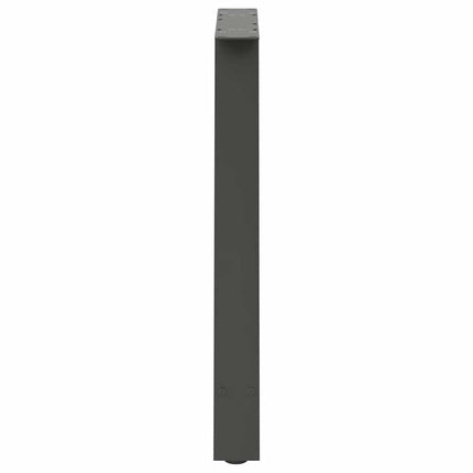 Matbordsben A-formade 2 st antracit 80x(72-73) cm stål