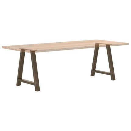 Matbordsben A-formade 2 st 80x(72-73) cm stål