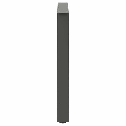 Matbordsben A-formade 2 st antracit 90x(72-73) cm stål