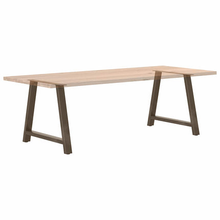 Matbordsben A-formade 2 st 90x(72-73) cm stål