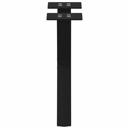 Soffbordsben X-formade 2 st svarta 30x(30-31) cm stål