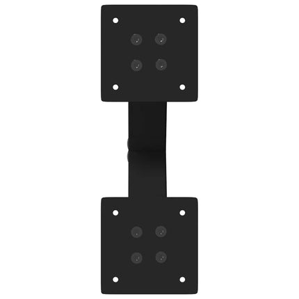 Soffbordsben X-formade 2 st svarta 37x(30-31) cm stål
