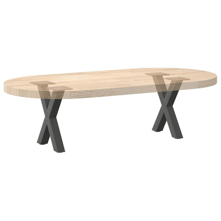 Soffbordsben X-formade 2 st antracit 37x(30-31) cm stål