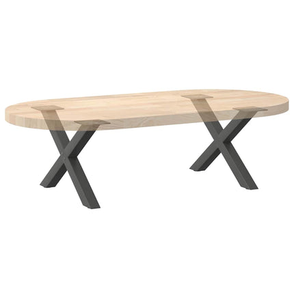 Soffbordsben X-formade 2 st antracit 60x(30-31) cm stål