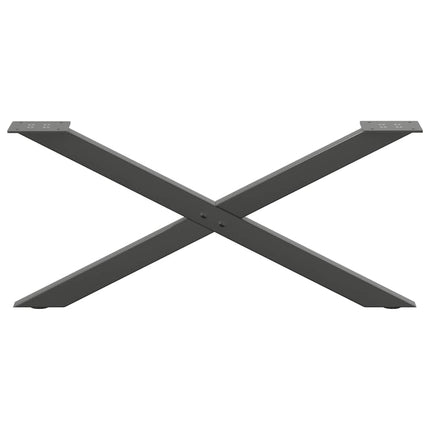Soffbordsben X-formade 2 st antracit 70x(30-31) cm stål