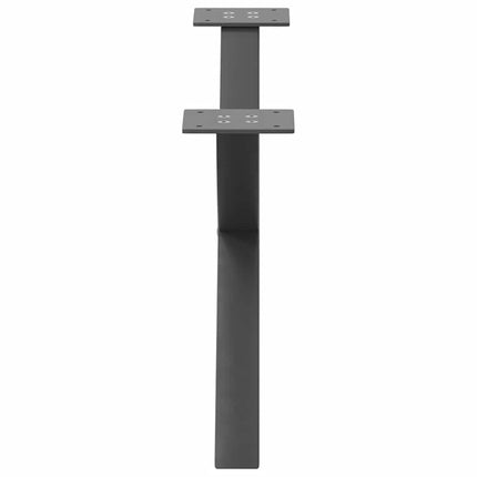Soffbordsben X-formade 2 st antracit 70x(30-31) cm stål