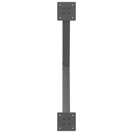 Soffbordsben X-formade 2 st antracit 70x(30-31) cm stål
