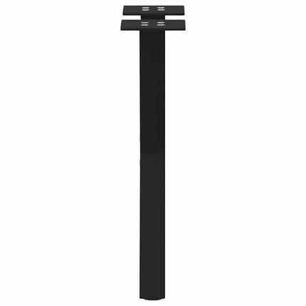 Soffbordsben X-formade 2 st svarta 38x(42-43) cm stål