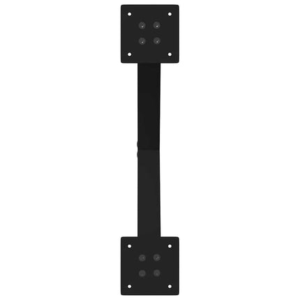 Soffbordsben X-formade 2 st svarta 60x(42-43) cm stål