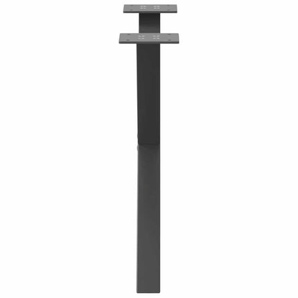 Soffbordsben X-formade 2 st antracit 60x(42-43) cm stål