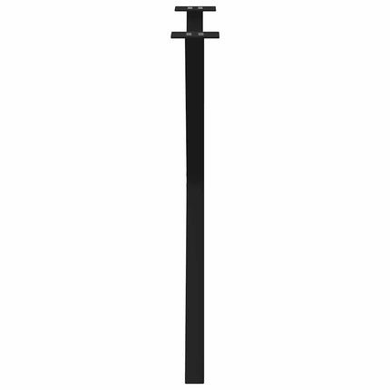 Matbordsben X-formade 2 st svarta 70x(72-73) cm stål
