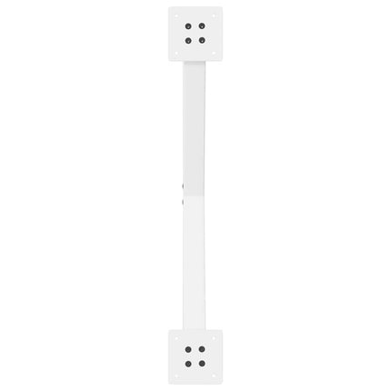 Matbordsben X-formade 2 st vita 80x(72-73) cm stål