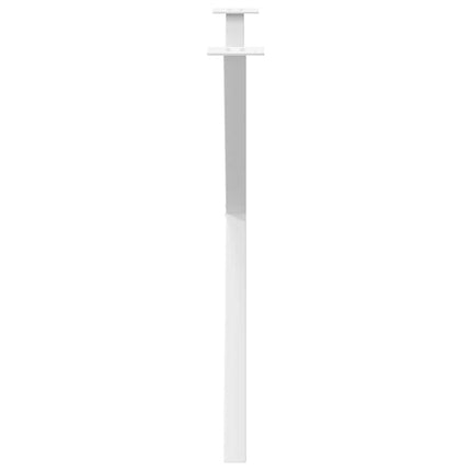 Matbordsben X-formade 2 st vita 90x(72-73) cm stål