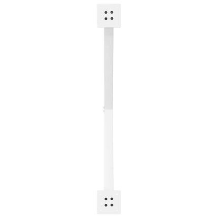 Matbordsben X-formade 2 st vita 90x(72-73) cm stål