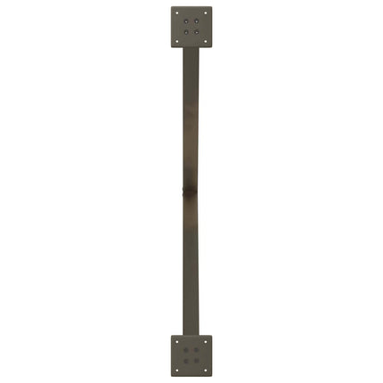 Matbordsben X-formade 2 st naturstål 90x(72-73) cm stål