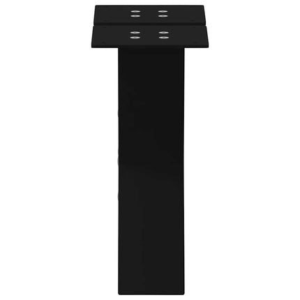 Soffbordsben X-formade 2 st svarta 30x(30-31) cm stål