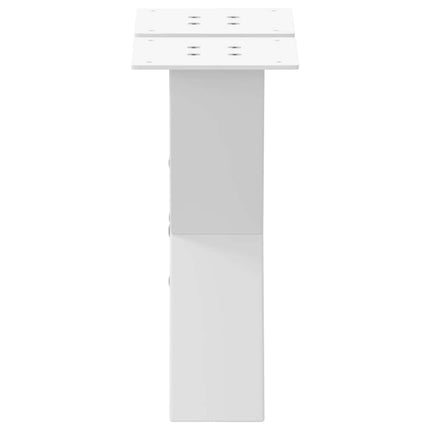 Soffbordsben X-formade 2 st vita 30x(30-31) cm stål