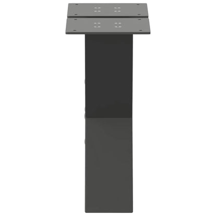 Soffbordsben X-formade 2 st antracit 30x(30-31) cm stål