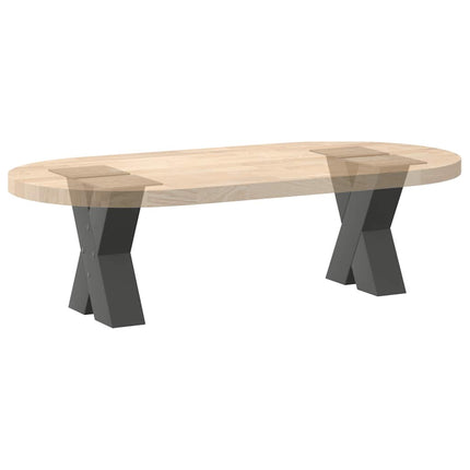 Soffbordsben X-formade 2 st antracit 30x(30-31) cm stål
