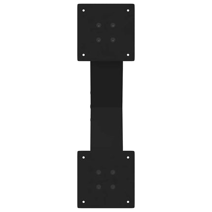Soffbordsben X-formade 2 st svarta 50x(30-31) cm stål