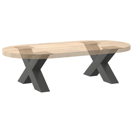 Soffbordsben X-formade 2 st antracit 50x(30-31) cm stål
