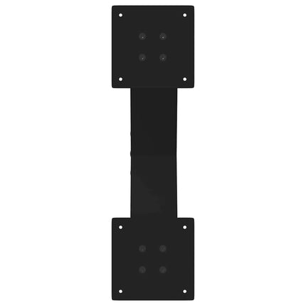 Soffbordsben X-formade 2 st svarta 60x(30-31) cm stål