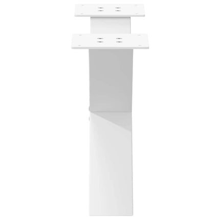 Soffbordsben X-formade 2 st vita 60x(30-31) cm stål