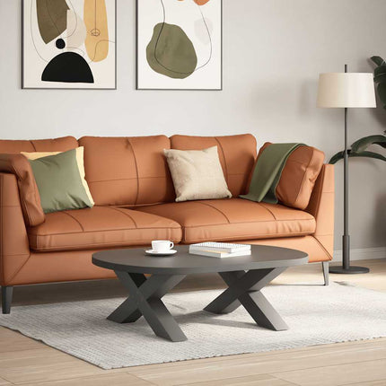 Soffbordsben X-formade 2 st antracit 70x(30-31) cm stål