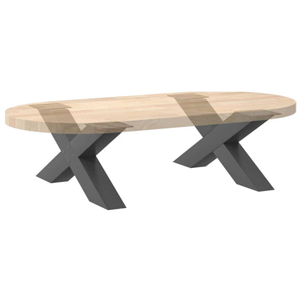 Soffbordsben X-formade 2 st antracit 70x(30-31) cm stål