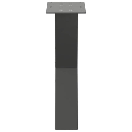 Soffbordsben X-formade 2 st antracit 28x(42-43) cm stål