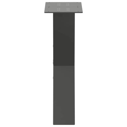 Soffbordsben X-formade 2 st antracit 38x(42-43) cm stål