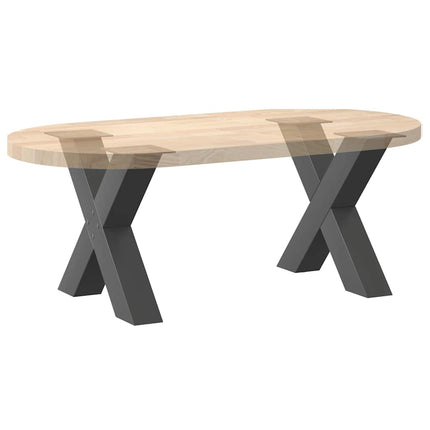 Soffbordsben X-formade 2 st antracit 50x(42-43) cm stål