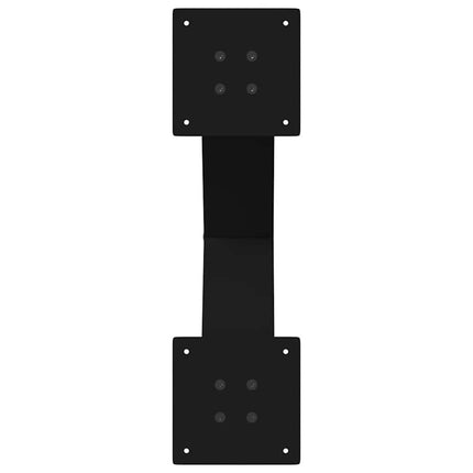 Soffbordsben X-formade 2 st svarta 60x(42-43) cm stål