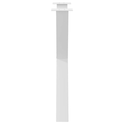 Matbordsben X-formade 3 st vita 80x(72-73) cm stål