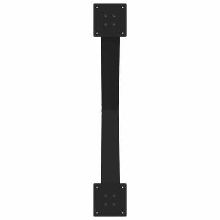 Matbordsben X-formade 3 st svarta 90x(72-73) cm stål