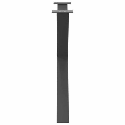 Matbordsben X-formade 3 st antracit 90x(72-73) cm stål