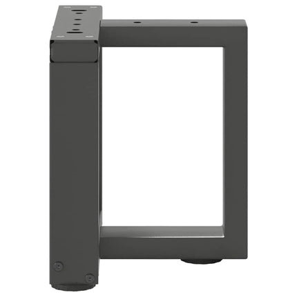 Soffbordsben T-formade 2 st antracit 30x25x(30-31) cm stål