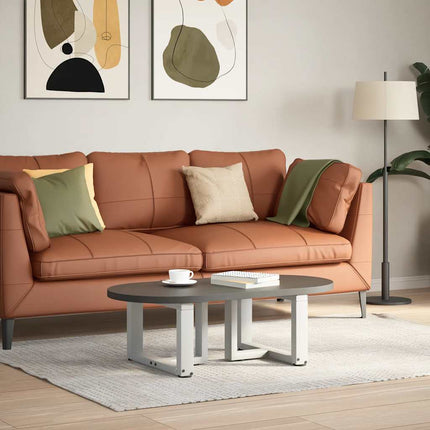 Soffbordsben T-formade 2 st vita 40x25x(30-31) cm stål