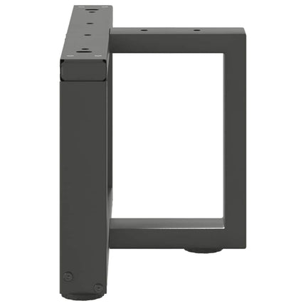 Soffbordsben T-formade 2 st antracit 40x25x(30-31) cm stål