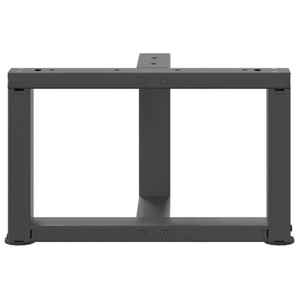 Soffbordsben T-formade 2 st antracit 40x25x(30-31) cm stål