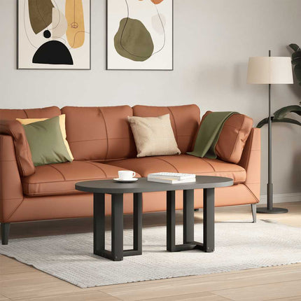 Soffbordsben T-formade 2 st svarta 28x25x(42-43) cm stål